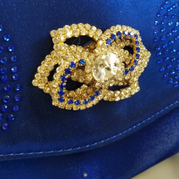 Rare luxury designer Louis David Heels Size 41 & Matching Purse Embellished - Picture 3 of 7